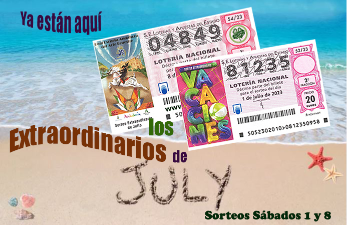 sorteo extraordinario julio 2023  loteria nacional